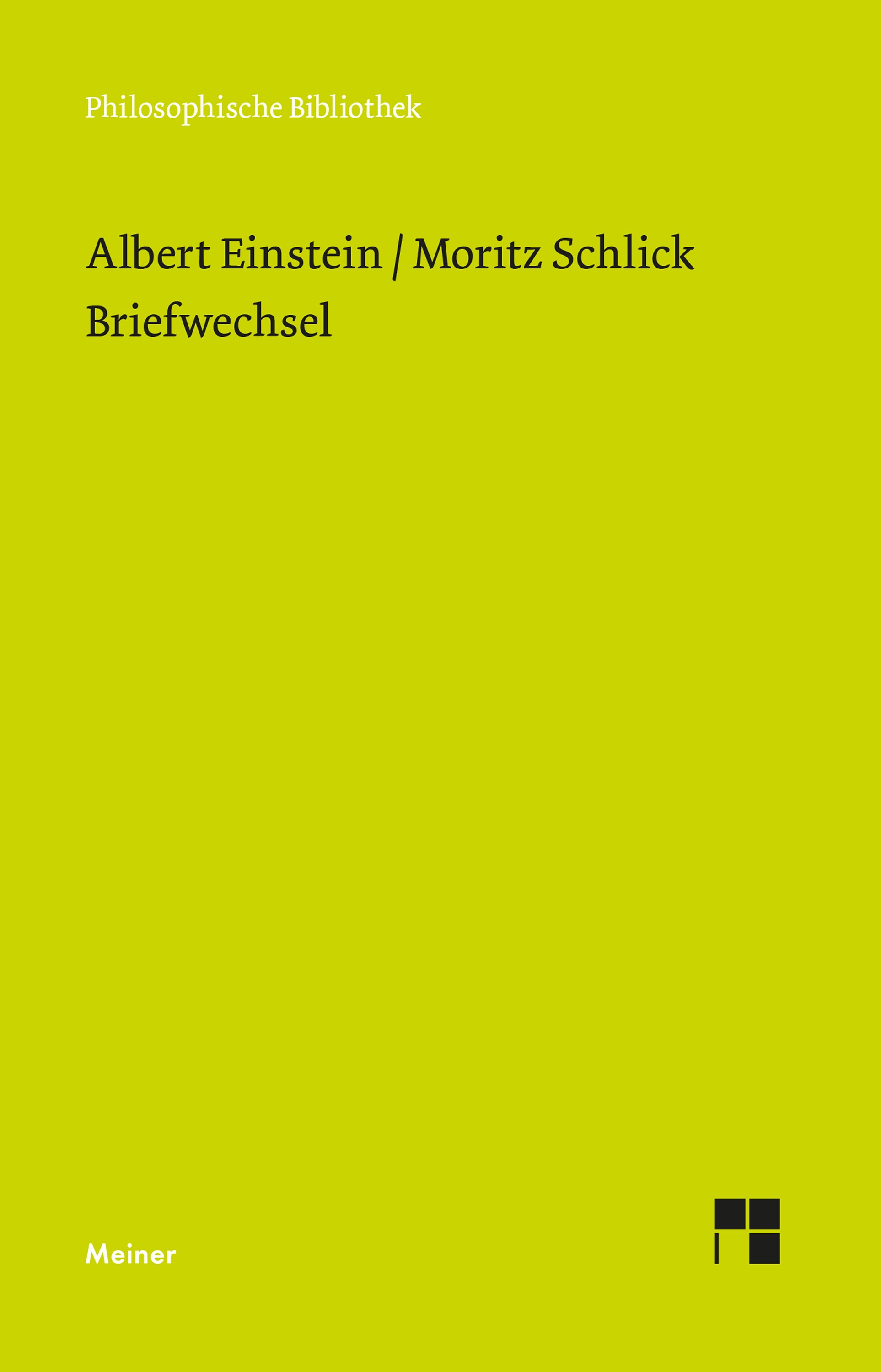 book cover: Engler/ Renn: Albert Einstein/ Moritz Schlick: Briefwechsel (2022)