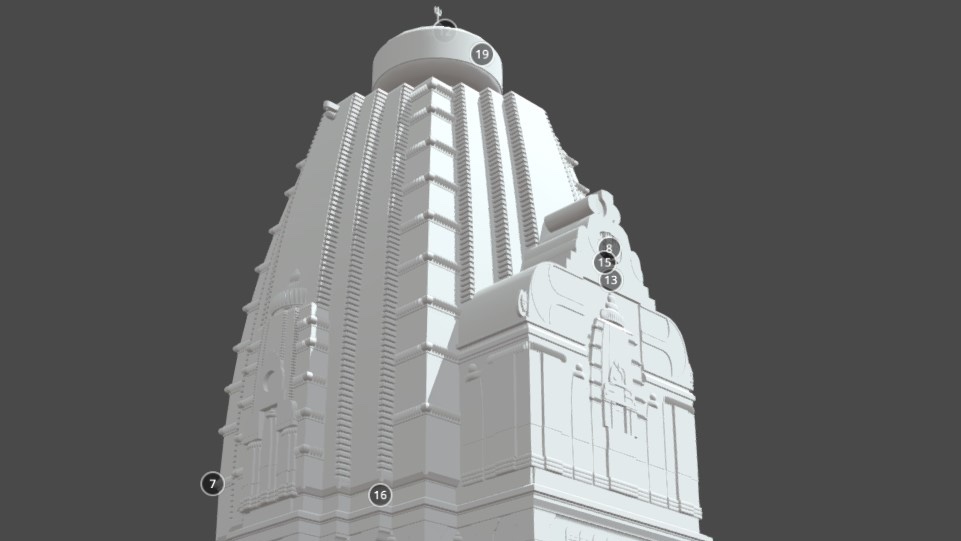 Screenshot of an architectual 3D model