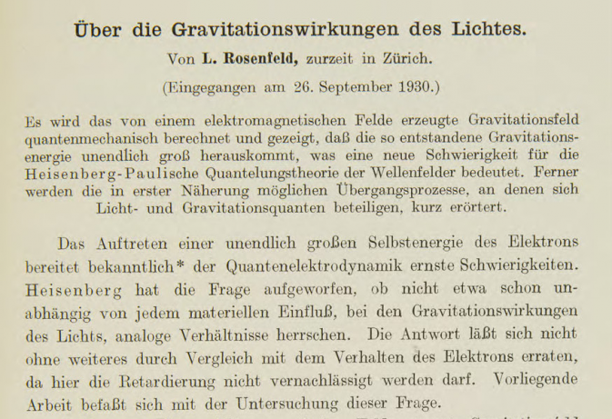 Gravitationswirkungen Licht (Detail).