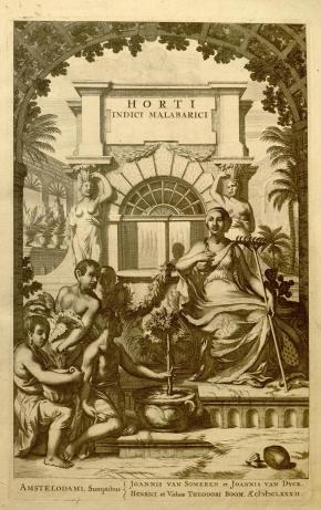 Frontispiece of Hortus Malabaricus