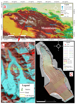 Study area in the Himalayas for the article by Qin Dahe et al. 