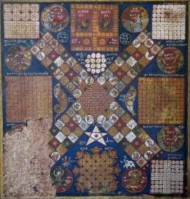 Games and Puzzles, 19th century board game from India