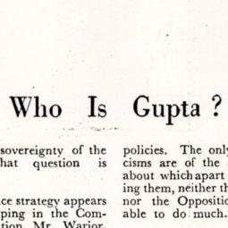 Who is Gupta?